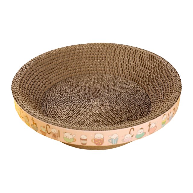 Cardboard Cat Scratching Board, Cat Scratching Bed, Durable Furniture Protector, 30cmx30cmx9cm