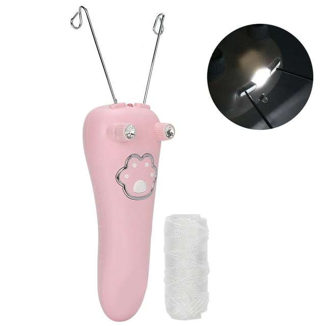 Facial Threading Hair Removal for Women, Electric Cotton Thread Epilator Body Hair Remover Threading Device Physical Removal Tool, Facial Threading Hair Removal