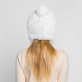 thumbnail image 6 of Dyfzdhu Women Winter Plush Fake Fur Hat Ear Protectors Warm White, 6 of 9