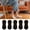 Black, variant on HuangHuanChen 10 Pair No Show Socks Womens Cushioned Low Cut Athletic Hidden Liner for Sneakers Lightweight Ankle Sock Invisible Running Socks Ideal For Sneakers Grey One Size