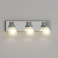 thumbnail image 3 of Designers Fountain 6493-CH 3 Light Bath Bar, Chrome, 3 of 5