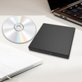 thumbnail image 1 of Unidad de CD DVD Externa Perfke Portátil USB 2.0 Negro, 1 of 9