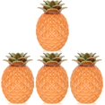 thumbnail image 1 of 4pcs Ceramic Pineapple Shape Tea Storage Jar Tea Canister Ceramic Storage Jar Home Decor, 1 of 6