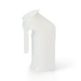 thumbnail image 2 of Medegen Translucent Male Urinal With Notched Handle Odor Locking Lid 1 Quart / 946 mL With Closure, 3 Pack -51- H140-01, 2 of 2