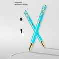 thumbnail image 5 of Retractable Metal Ballpoint Pen, Rose Flower Design Smooth Writing Pen for Business & Office, 5 of 5