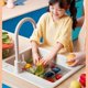 thumbnail image 4 of Lavadora de frutas y verduras con forma de cápsula, purificadora de alimentos y frutas inalámbrica portátil, máquina de desinfección de pesticidas para el hogar, 4 of 5