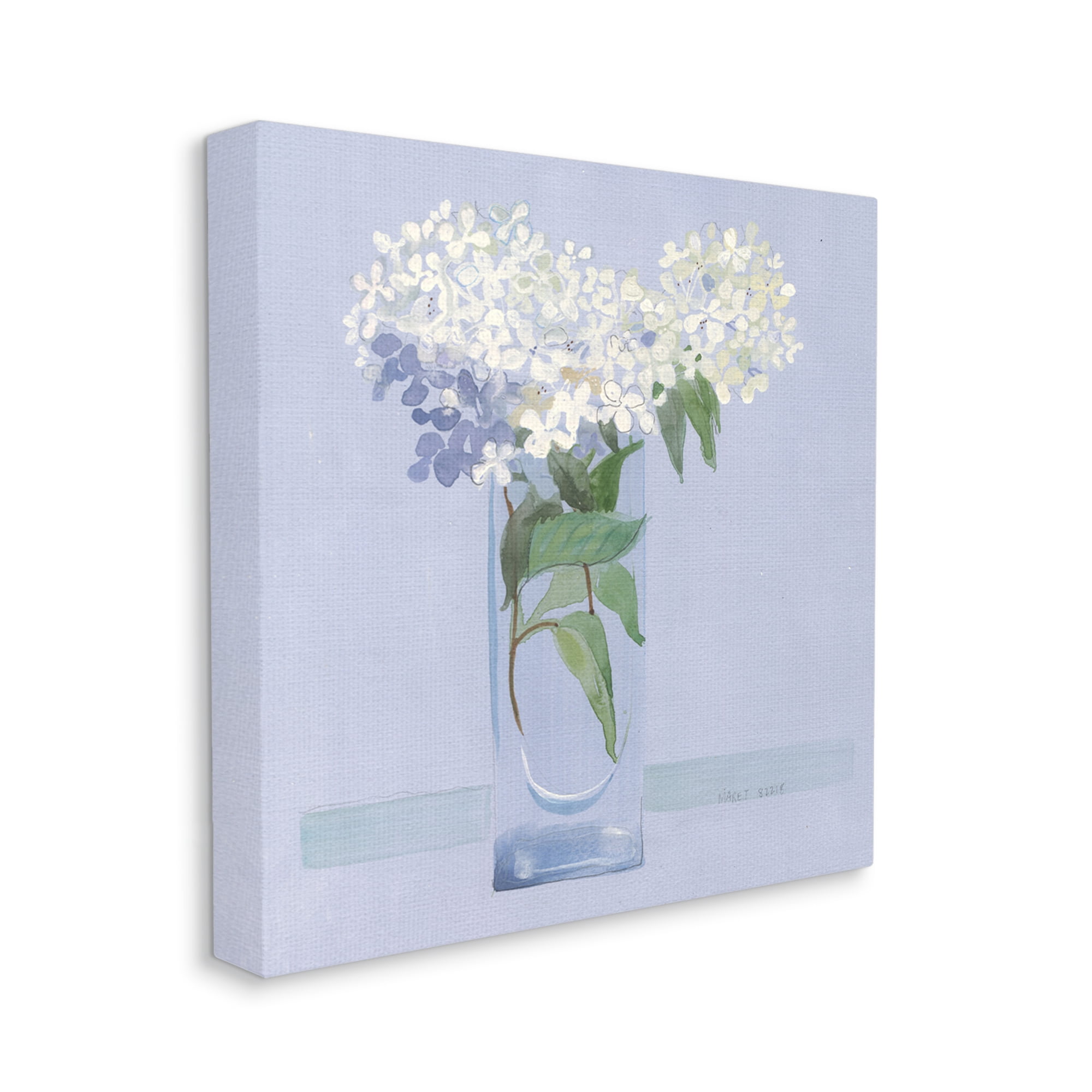 Stupell Industries Lovely Flower Blossom Bouquet Pale Purple Accent Painting Gallery Wrapped Canvas Print Wall Art, Design by unknown