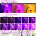 thumbnail image 4 of Luces de cultivo LED Widicoko de 4 cabezales, espectro completo, 10 niveles, regulables, 4 of 6
