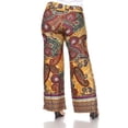 thumbnail image 3 of White Mark Women's Plus Size Printed Palazzo Pants, 3 of 4