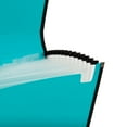 thumbnail image 5 of (4 pack) U Brands Performance Poly 13 Pocket Expandable File Folder, Teal, 5 of 7