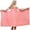 Pink, variant on Women's Wearable Shower Skirt Fleece Wearable Bath Robe Shower Wearable Bathroom Towel Dress Water Absorption