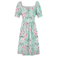 thumbnail image 4 of cherry blossom on mint pink cherry blossom watercolor Sleeveless Dress Female clothing, 4 of 6