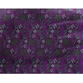 thumbnail image 4 of oneOone Georgette Viscose Fabric Leaves & Floral Block Decor Fabric Printed BTY 42 Inch Wide, 4 of 4