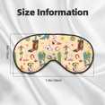 thumbnail image 5 of Goofa Groovy American Western Footwear Printed Sleep Eye Mask for Men Women, Zero Eye Pressure Sleeping Mask, Light Blocking Night Blindfold, Soft Eye Shade Cover, 5 of 7