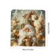 thumbnail image 3 of Fundas de lino para sillas, decoraciones navideñas, fundas para sillas navideñas en estilo 3D, ideales para el hogar y el comedor, decoraciones navideñas para respaldos de sillas, decoraciones de Hall, 3 of 6