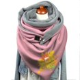 thumbnail image 4 of Foulards Boho Vintage à Imprimé pour Femmes Châles Foulards d'Hiver Chauds Foulards Courtes, 4 of 4