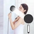 thumbnail image 2 of 1-10PCS Bathroom High Pressure Full Body Coverage Powerful Handheld Shower Head Source Bathroom Outlet Shower Kit (White Black 5PCS), 2 of 7