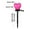🔥 hot pink_Base#276, variant on Solar Heart Shaped Garden Decor Light | Outdoor Pathway Stake Lamp | LED Solar Powered | Romantic Yard Lawn Ornament | Ground Insert | 9x5x38cm | 1 LED | Safe for Patio Driveway