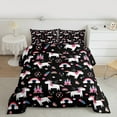 thumbnail image 2 of Castle Fairy Kids Cute Animal Unicorn 2Pcs Bedding Comforter Set,Rainbow Castle Twin Comforter Sets,Dreamy Princess Flower Breathable Bedding Set,Microfiber Bedroom Decor, 2 of 8