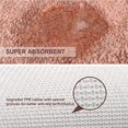 thumbnail image 4 of Alfombra de baño extra gruesa Alfombra de baño de microfibra absorbente de agua Alfombra de felpa gruesa antideslizante lavable (Rosa 40x60cm) JAMW Sencillez, 4 of 5