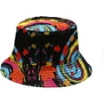 thumbnail image 3 of CoCopeaunts Cotton Bucket Hat Pattern Fisherman Hat Women Four Seasons Outdoor Sunscreen Men Fisherman Hat 2 Side Wearable, 3 of 8