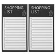 thumbnail image 1 of KAKOWELY Liste de Courses pour Réfrigérateur 2 Pcs Blocs-Notes Magnétiques pour Courses Organisation de Réfrigérateur, 1 of 5
