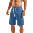 thumbnail image 3 of Men's Casual Classic Shorts Athletic Cotton Sweat Shorts with Drawstring, 3 of 4