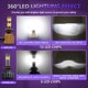 thumbnail image 4 of 2 uds 9006 40W 12000LM COB LED bombilla de faro delantero de coche impermeable 6000K foco Ehuebsd Accesorios para autos y motos, 4 of 9