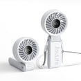 thumbnail image 1 of Ventilador portátil JISULIFE LIFE7 2024 con pantalla LED 5000 mAh gris, 1 of 8