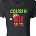 thumbnail image 4 of Inktastic Christmas Cousin Elf Women's T-Shirt, 4 of 5