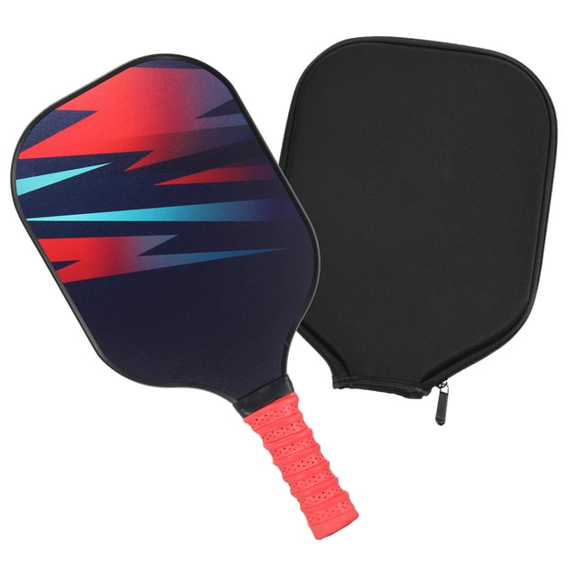 Uxcell Palettes de Pickleball en Graphite USAPA en Fibre de Verre avec Sac Éclairage Rouge Bleu