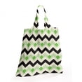 thumbnail image 2 of St. Patrick's Day Reusable Market Bag, Traditional Cultural Irish Clover Motifs on Chevron Zigzag Backdrop, Printed Foldable Bag for Shopping and Grocery Large Capacity, Multicolor, by Ambesonne, 2 of 4