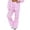 z-260618-1-Pink, variant on SNKSDGM Women's Plus Dress Pants Women Petite Short Length Slacks Linen Pants Women Petite Short Women's Casual Plaid Print Elastic Waist Drawstring Pants Comfy Trousers
