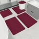 thumbnail image 4 of Juego de 5 Alfombrillas de Baño de Espuma | Alfombras de Baño Ultrasuaves y Antideslizantes | Lavables a Máquina, de Secado Rápido, Absorbentes de Agua | 40,6 X 60,9 Cm, 40,6 X 50,8 Cm, 38,1 X 43,2 C, 4 of 6