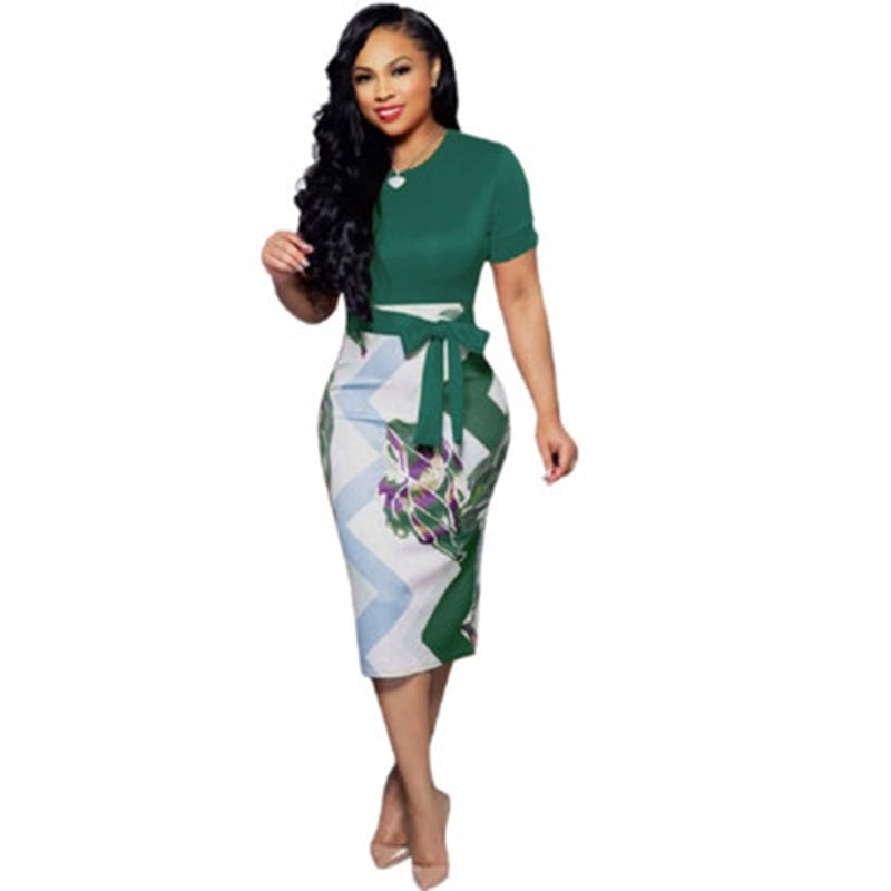 floral pencil dress