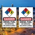 thumbnail image 2 of Adhesivo de vinilo autoadhesivo Diesel Fuel Warning, 4 unidades, 2 of 2