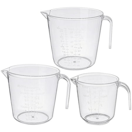 

3pcs Portable Measuring Cup Milk Coffee Measuring Cup Large Capacity Graduated Cup for Home