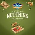 Blue Diamond Almonds Artisan Nut Thins Cracker Crisps, Sesame Seeds, 4.