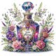 thumbnail image 1 of Pintura de Diamante Parcial Wdftyju Kit de Taladro Perfume Floral 30 x 30 cm Color Morado, 1 of 9