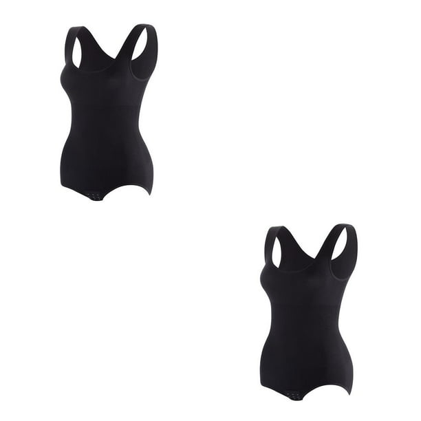 Minnieouse Body de control de barriga para mujer, mono sexy, ropa interior, camisola, Romper XS/S 3XL/4XL 2piezas