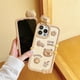 thumbnail image 4 of Cajas Del Teléfono Kawaii Para Iphone 13pro Max,Caja Del Teléfono Lindo Del Oso De Las Galletas De La Historieta Con La Caja Del Teléfono Del Té De La Burbuja Caja Del Teléfono 3d, 4 of 4