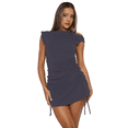thumbnail image 2 of Vestidos Ajustados de Verano para Mujer, Gris Oscuro, Talla M, 2 of 10