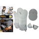 thumbnail image 2 of 3 pares de guantes de silicona resistentes al calor para horno, cocina, hornear, barbacoa, parrilla, guantes largos, agarradera, almohadilla para olla Gris Sunnimix guantes de horno para hornear, 2 of 8