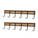 thumbnail image 1 of 2 piezas de cocina colgadora de cocina gancho de pared múltiple 6 ganchos soporte llave, soporte de pared para dormitorio de apartamento, 1 of 9