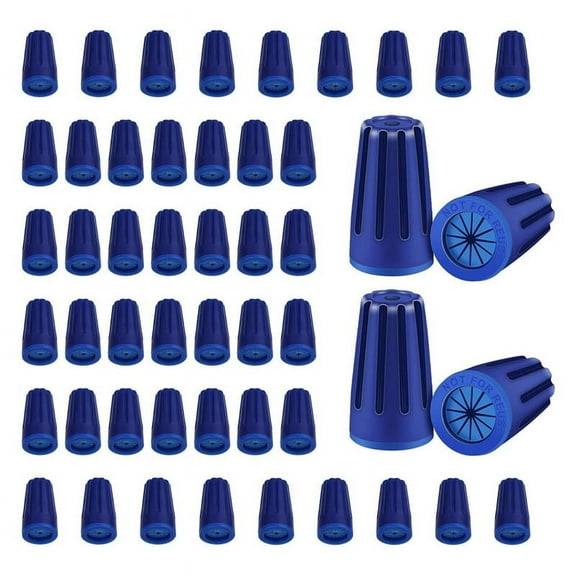 50PCS Waterproof Wire Electrical Connectors, Outdoor Seal Twist Caps Cable Terminal Connector, 22AWG-12AWG