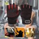 thumbnail image 4 of Xihbxyly Guantes de Gimnasio Unisex, Almohadillas de Silicona Antideslizantes En La Palma, Tejido de Malla Transpirable, Soporte de Muñeca Ajustable, Ideales para Levantamiento de Pesas, Ciclismo y D, 4 of 7