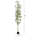 thumbnail image 7 of Nearly Natural Potted Olive Artificial Tree - 9' - Green, 7 of 7