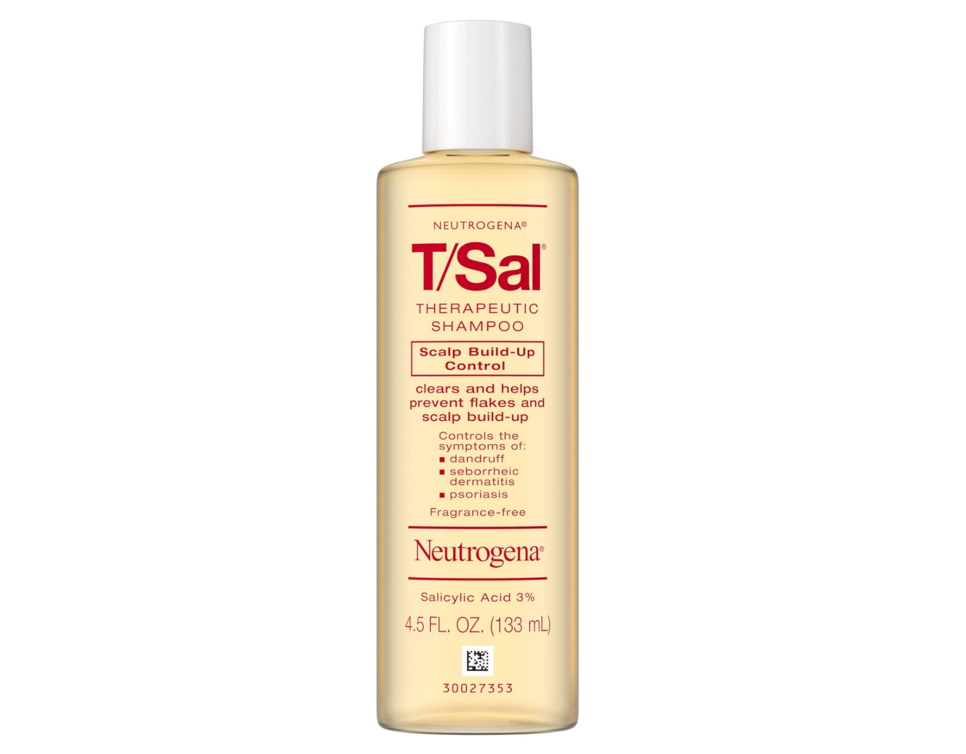 Neutrogena T/Sal Shampoo, Scalp Build-up Control, 4.5 fl oz
