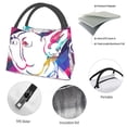 thumbnail image 4 of Balery Colorful Bulldog Bolsa de Aislamiento Portátil – Bolsa de Almuerzo con Forro de Aluminio Mejorado, Funda Impermeable y Fácil de Limpiar para Picnic y Caja de Almuerzo, 4 of 6