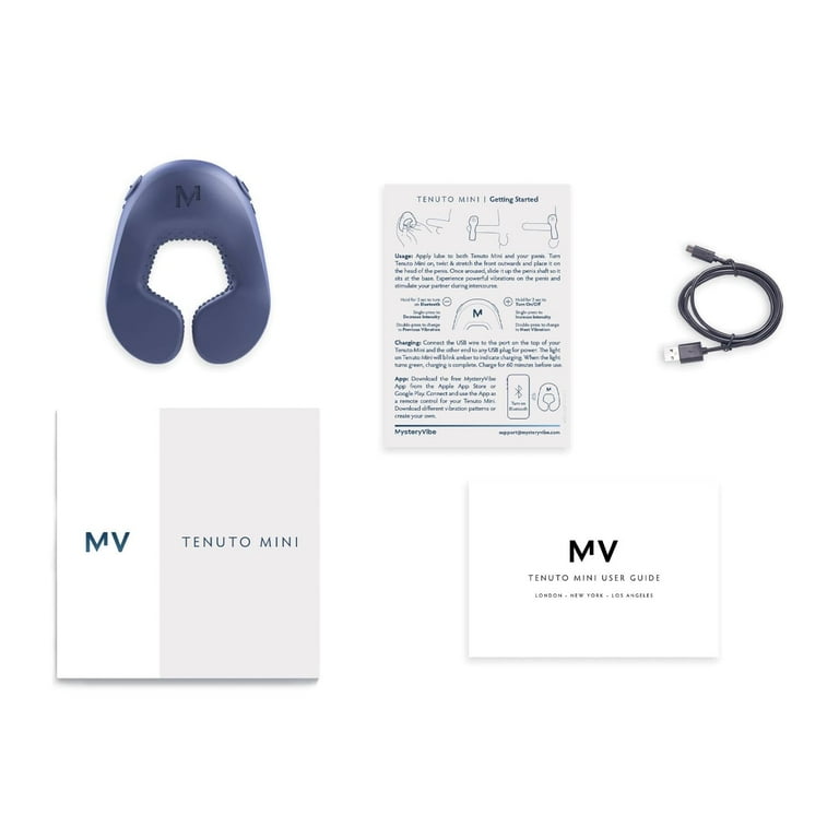 Tenuto Mini  Smart Wearable Vibrator for Men | 360 Stimulation for  Personalized Fit & Pleasure | 3 Motors, 16 Intensity Settings, Body-Safe  Silicone - Walmart.com